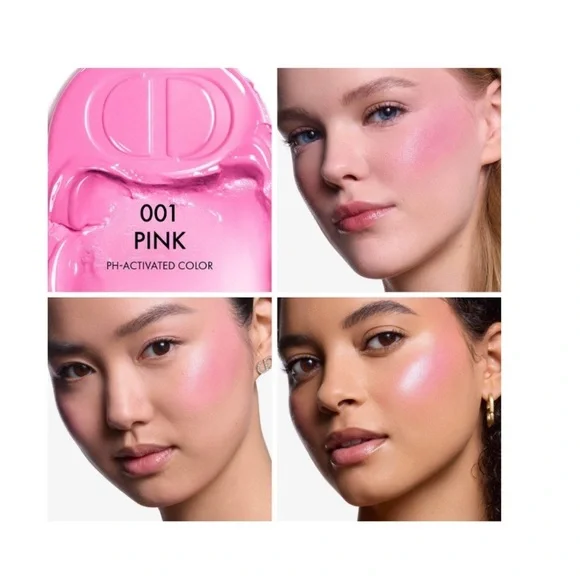 Dior Rosy Glow Blush Stick in 001 Pink - Picture 2 of 6